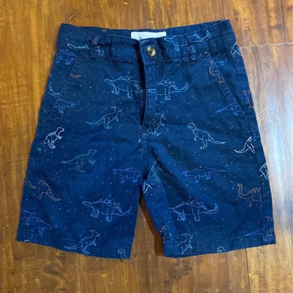 Craft‎ & Flow Dinosaur Space Constellations blue shorts